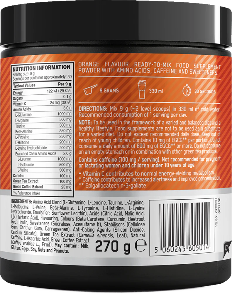 Amino Energy Orange (270 g) - Image 2