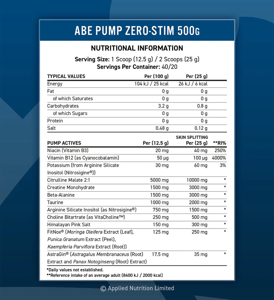 Applied Nutrition ABE Pump Red Hawaiian (500 g) - Image 2