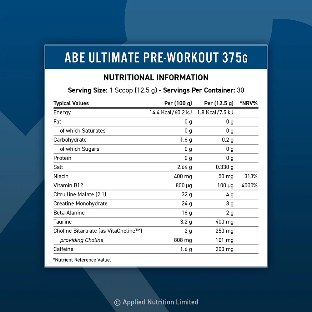 Applied Nutrition ABE Ultimate Pre-Workout Baddy Berry - Image 2