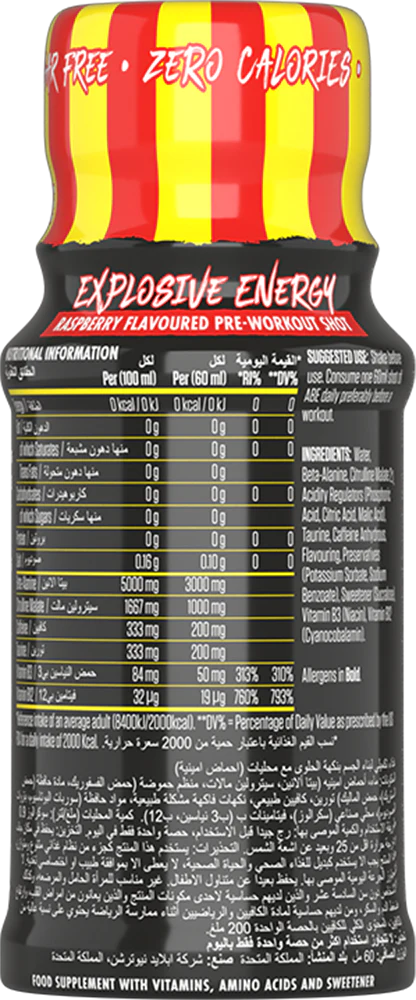 Applied Nutrition ABE Ultimate Pre-Workout Shot Swizzles Drumstick (12 x 60 ml) - Image 3