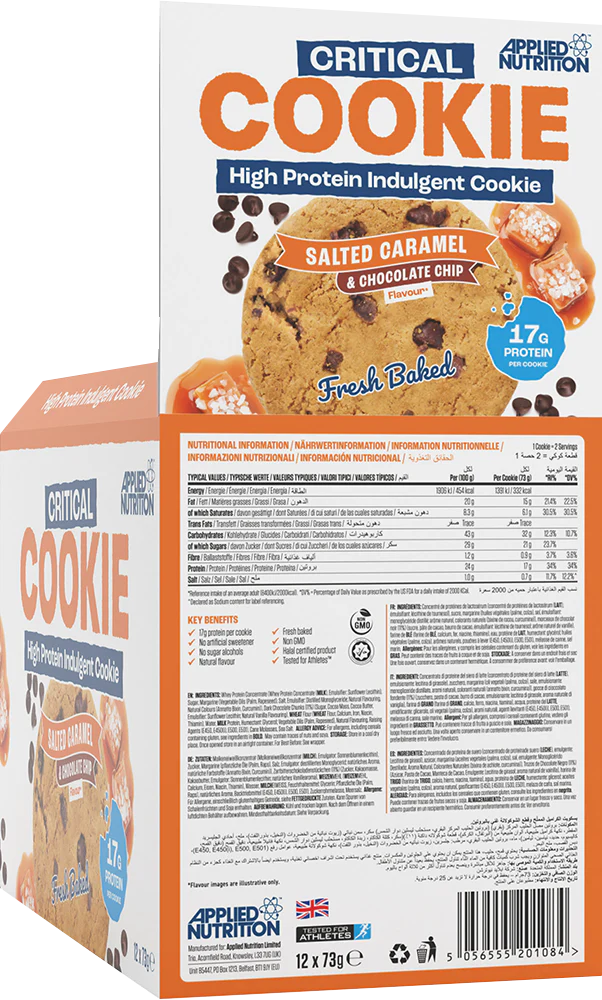Applied Nutrition Critical Cookie Salted Caramel (12 x 73 g) - Image 2