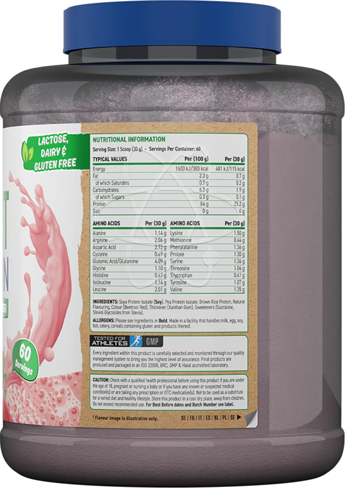 Applied Nutrition Critical Plant Protein Fraise (2100 g)