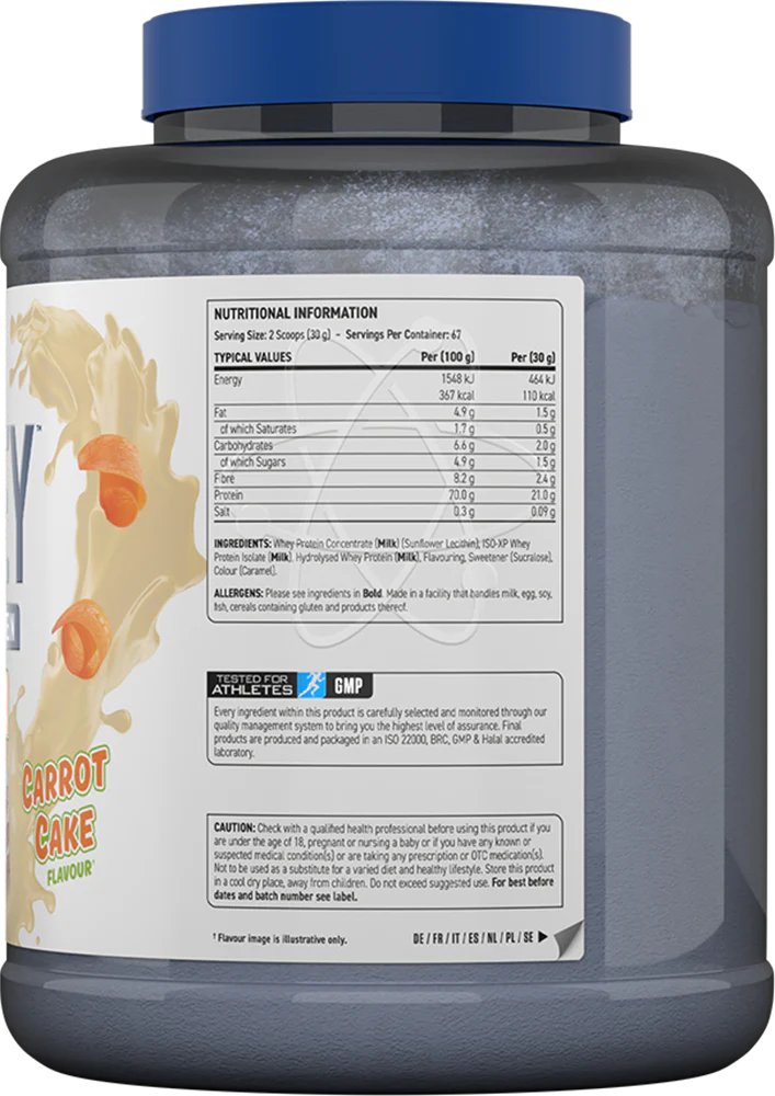Applied Nutrition Critical Whey Carrot Cake (2000 g) - Image 2