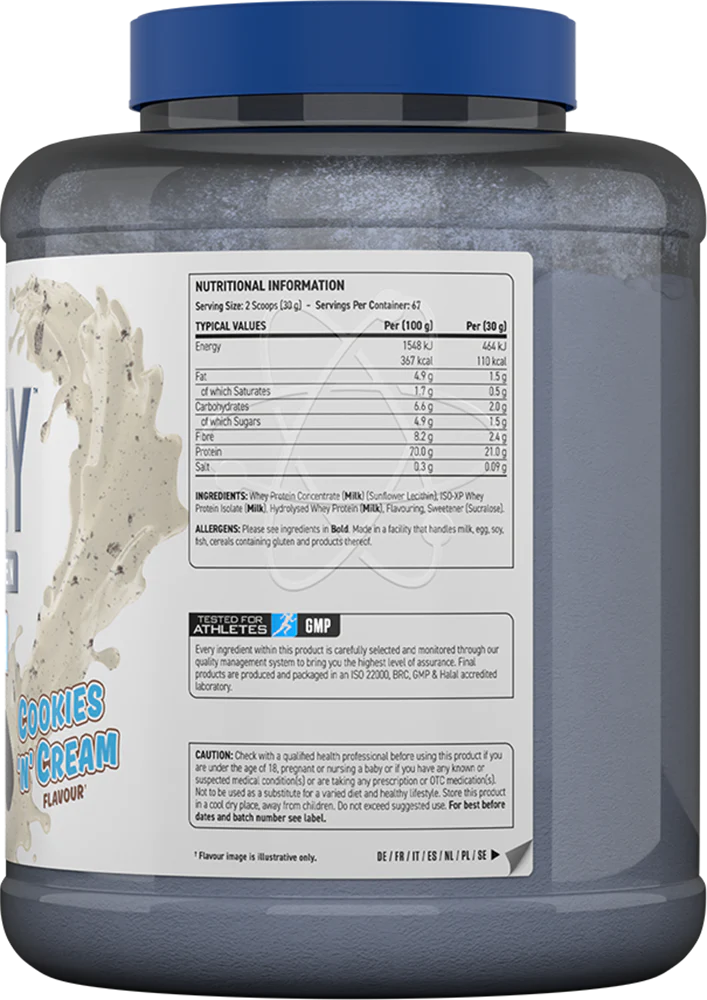 Applied Nutrition Critical Whey Cookies & Cream (2000 g) - Image 2