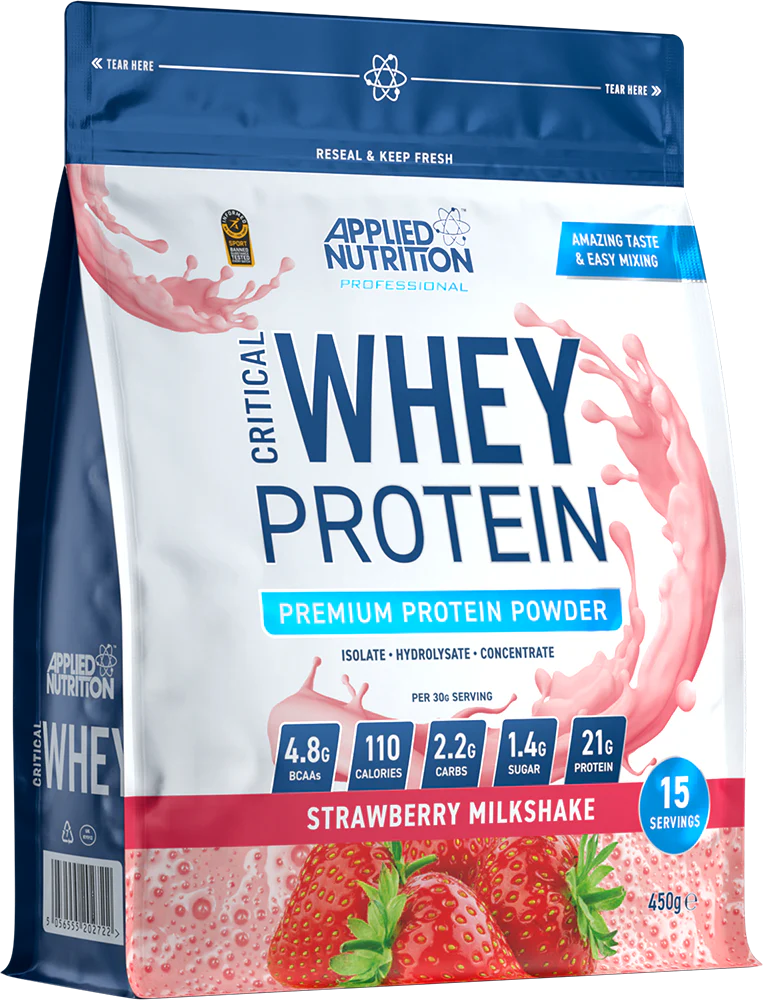 Applied Nutrition Critical Whey Strawberry Milkshake (450 g)