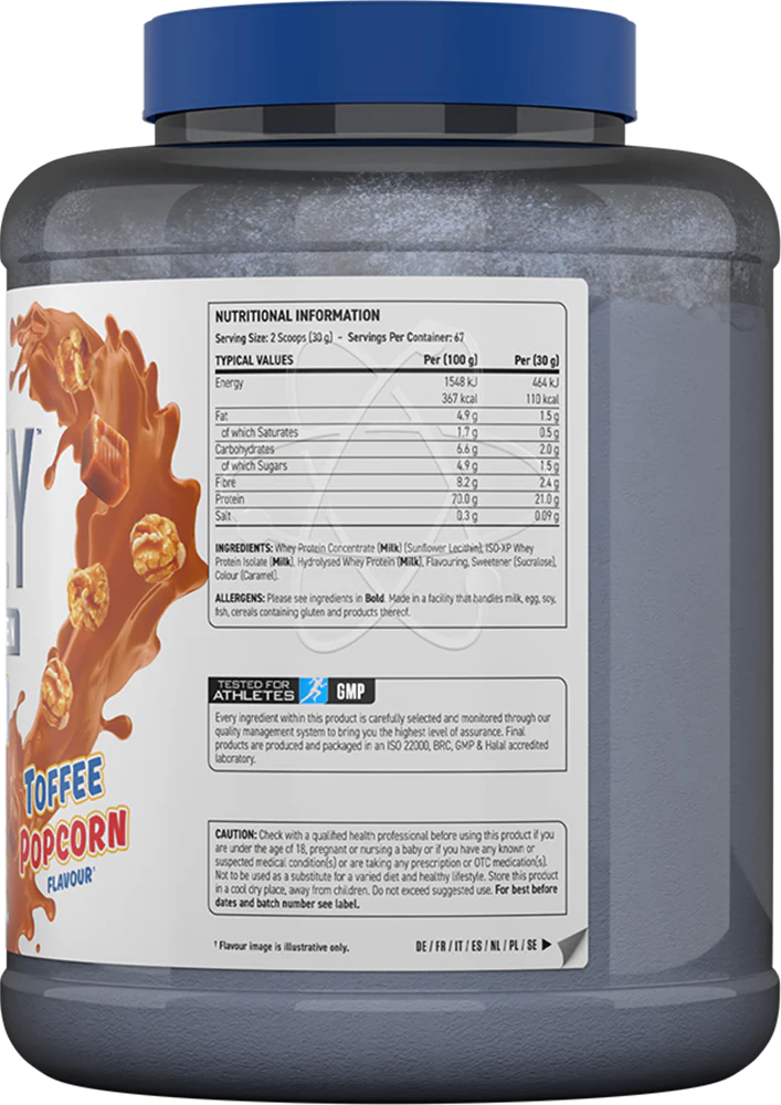 Applied Nutrition Critical Whey Toffee Popcorn (2000 g) - Image 2