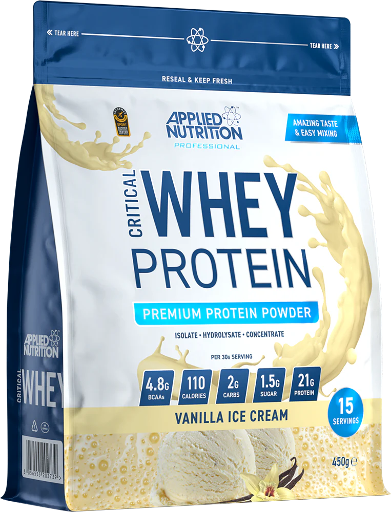 Applied Nutrition Critical Whey Vanilla Ice Cream (450 g)