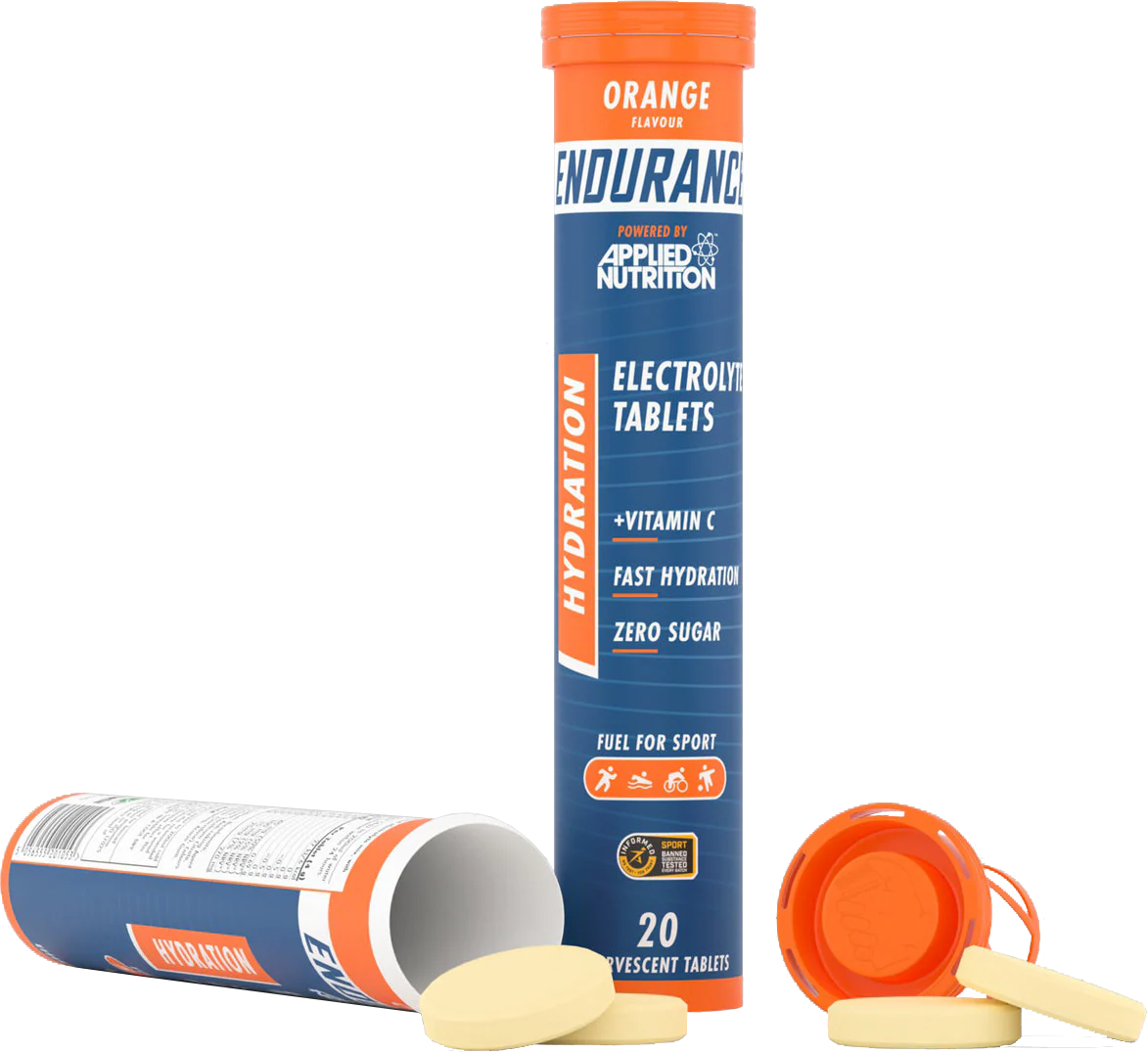 Applied Nutrition Endurance Hydration Electrolyte Tablets Orange (6 x 20 comprimés) - Image 2