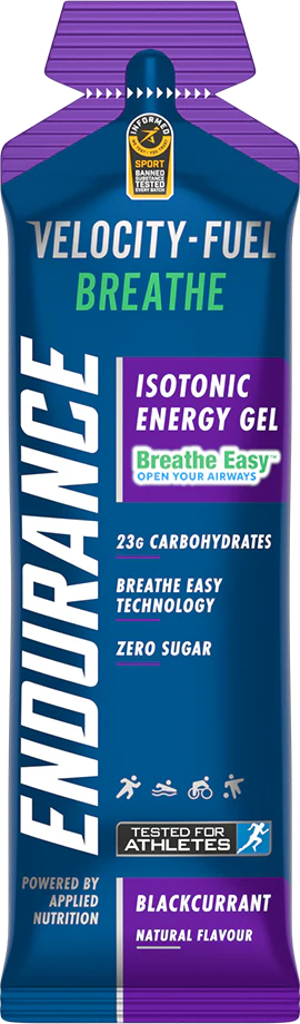 Applied Nutrition Endurance Isotonic Energy Gel Breathe Cassis (20 x 60 ml) - Image 2