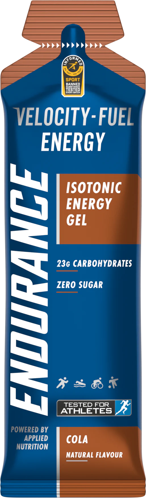 Applied Nutrition Endurance Isotonic Energy Gel Energy Cola (20 x 60 ml) - Image 2