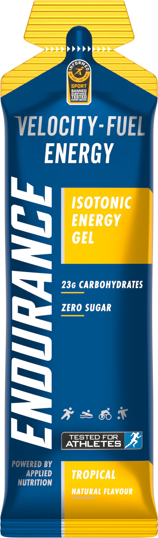 Applied Nutrition Endurance Isotonic Energy Gel Energy Tropical (20 x 60 ml) - Image 2