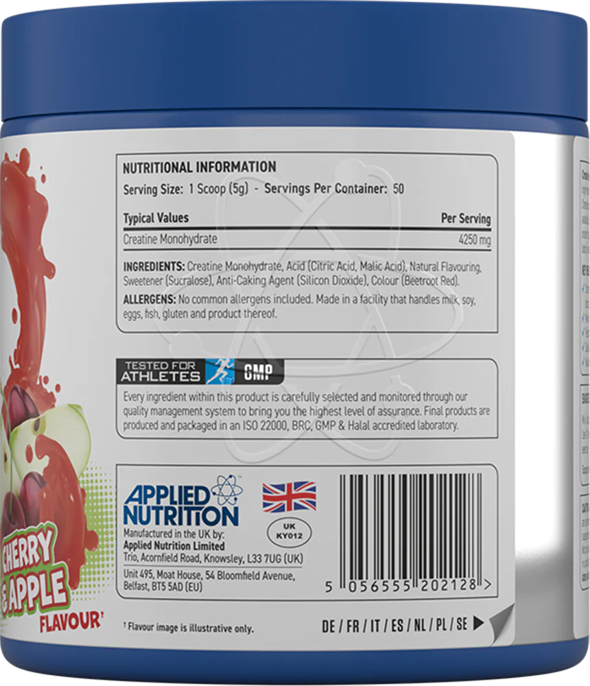 Applied Nutrition Flavoured Creatine Cerise & Pomme (250 g) - Image 2