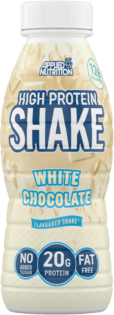 Applied Nutrition High Protein Shake Chocolat blanc (8 x 330 ml) - Image 2