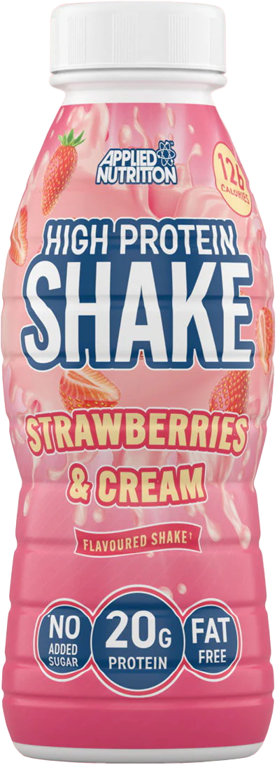 Applied Nutrition High Protein Shake Strawberry & Cream (8 x 330 ml) - Image 2