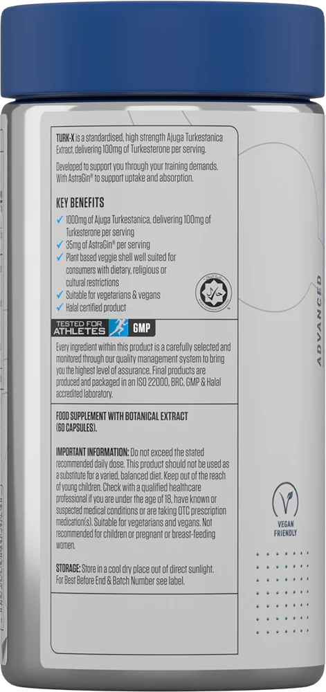 Applied Nutrition TURK-X (60 gélules) - Image 3