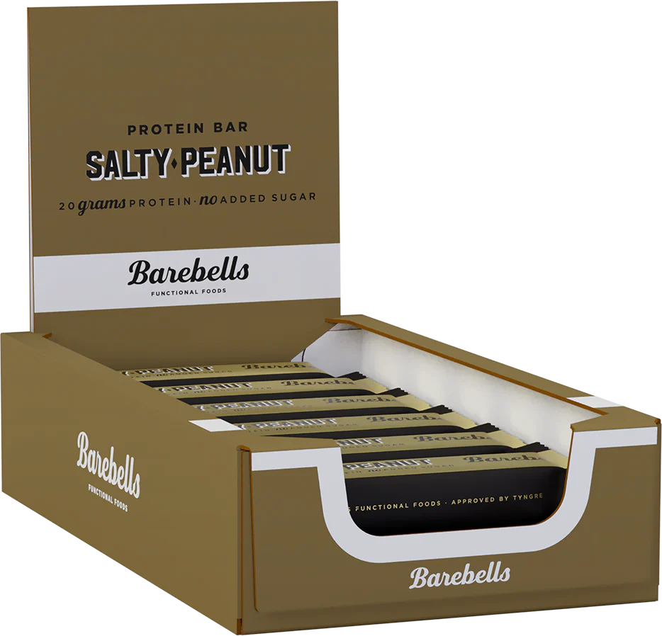 Barebells Protein Bar Cacahuètes salées (12 x 55 g)