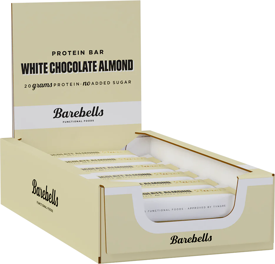 Barebells Protein Bar Chocolat blanc Amande (12 x 55 g)