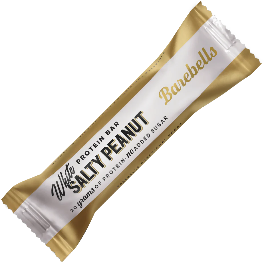 Barebells Protein Bar Chocolat blanc Cacahuètes salées (1 x 55 g)