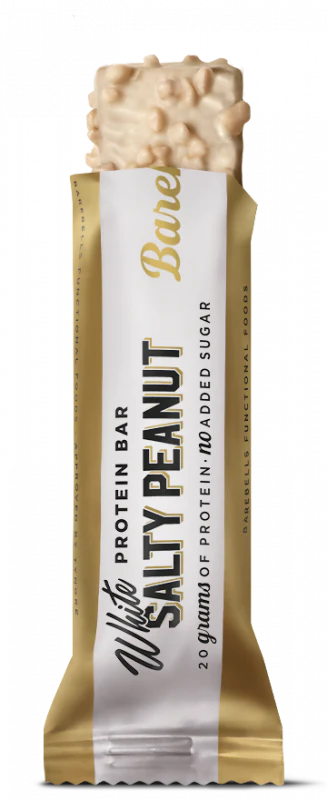 Barebells Protein Bar Chocolat blanc Cacahuètes salées (1 x 55 g) - Image 2