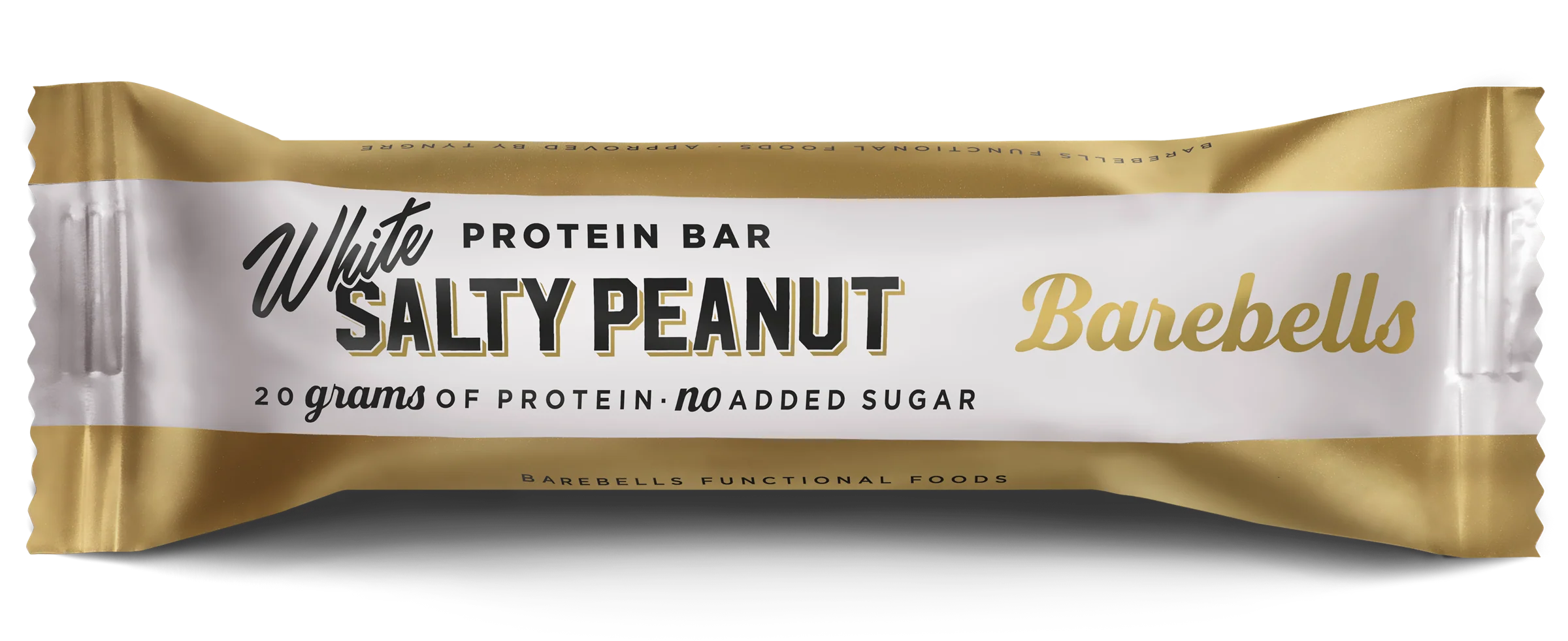 Barebells Protein Bar Chocolat blanc Cacahuètes salées (12 x 55 g) - Image 2