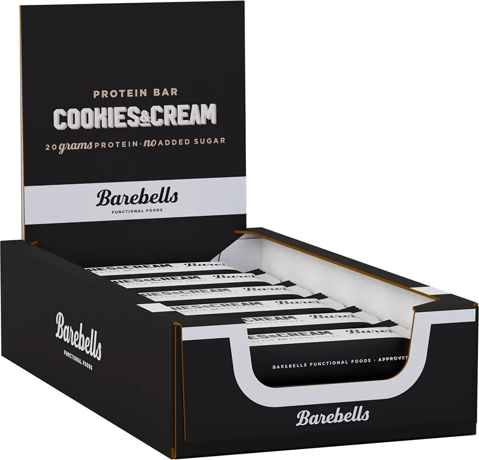 Barebells Protein Bar Cookies & Cream (12 x 55 g)