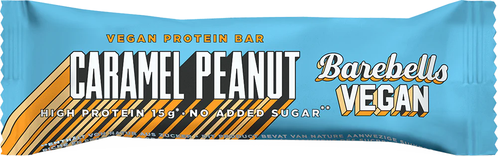 Barebells Vegan Protein Bar Caramel Cacahuètes (12 x 55 g) - Image 2