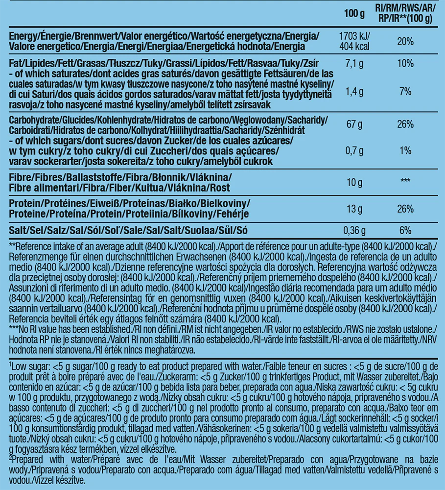 BioTechUSA Instant Oats Cookies & Cream (1000 g) - Image 2