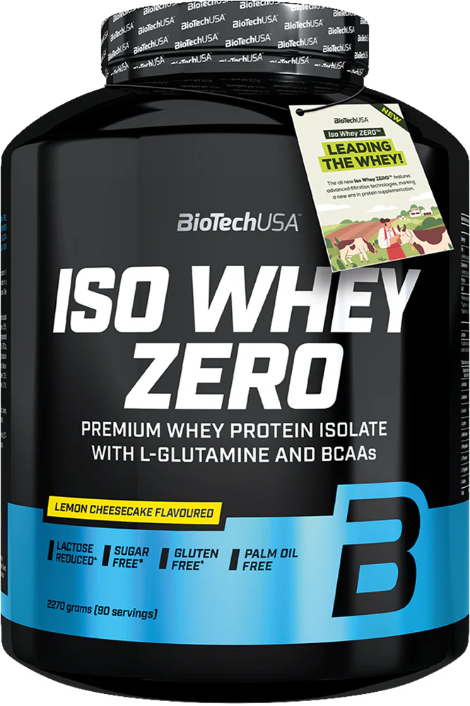 BioTechUSA Iso Whey Zero Cheesecake au citron (2270 g)