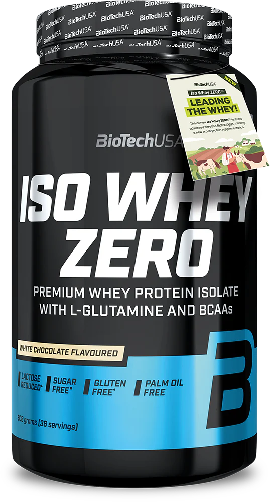 BioTechUSA Iso Whey Zero Chocolat blanc (908 g)