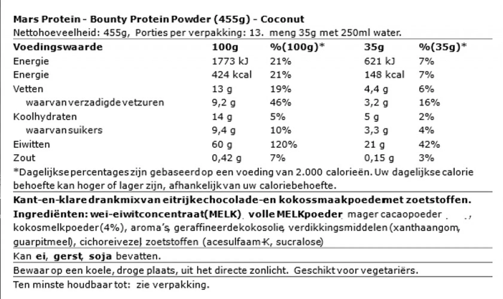 Bounty HiProtein Powder (455 g) - Image 2