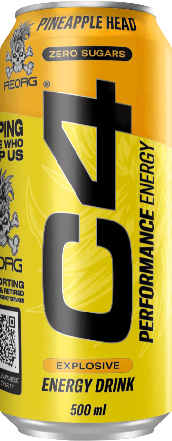 C4 Energy Pineapple Head (12 x 500 ml) - Image 2