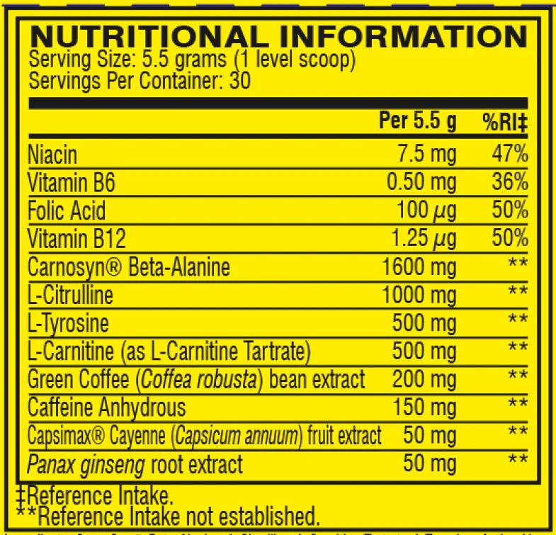 C4 Ripped Tropical Punch (30 doses) - Image 2