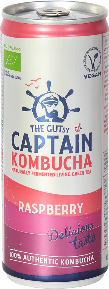Captain Kombucha Framboise (12 x 250 ml) - Image 2