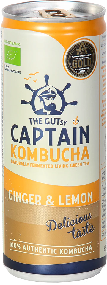 Captain Kombucha Gingembre Citron (12 x 250 ml) - Image 2