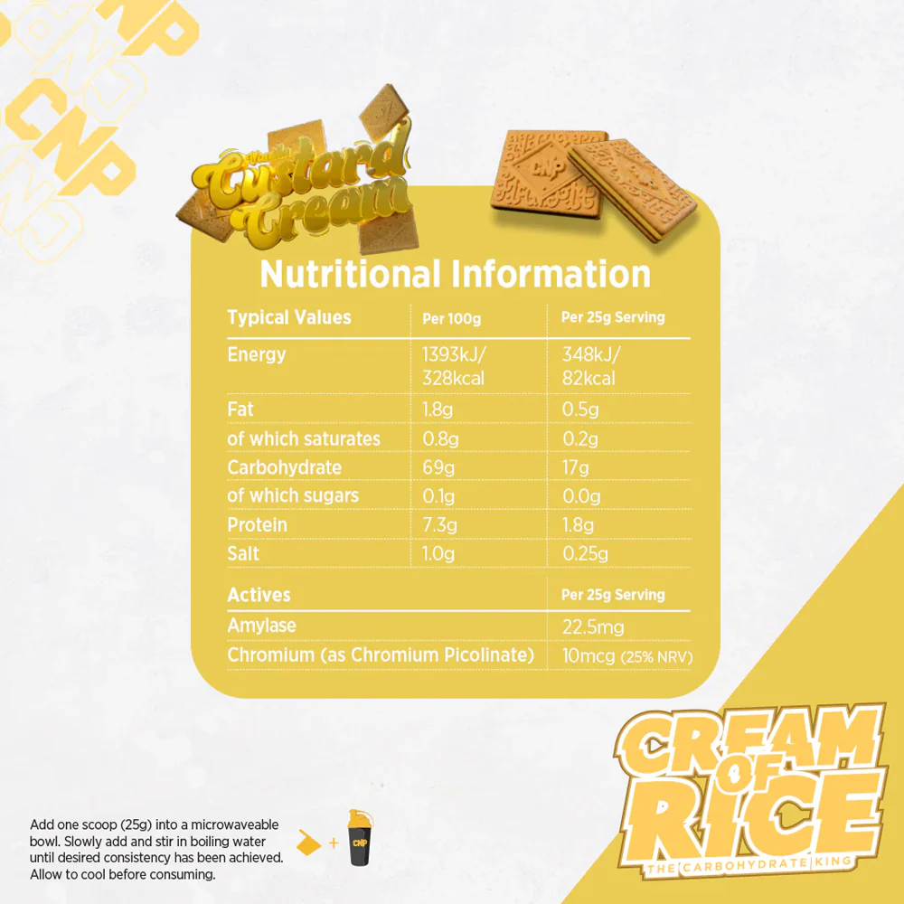 CNP Cream Of Rice Custard Cream (2000 g) - Image 2