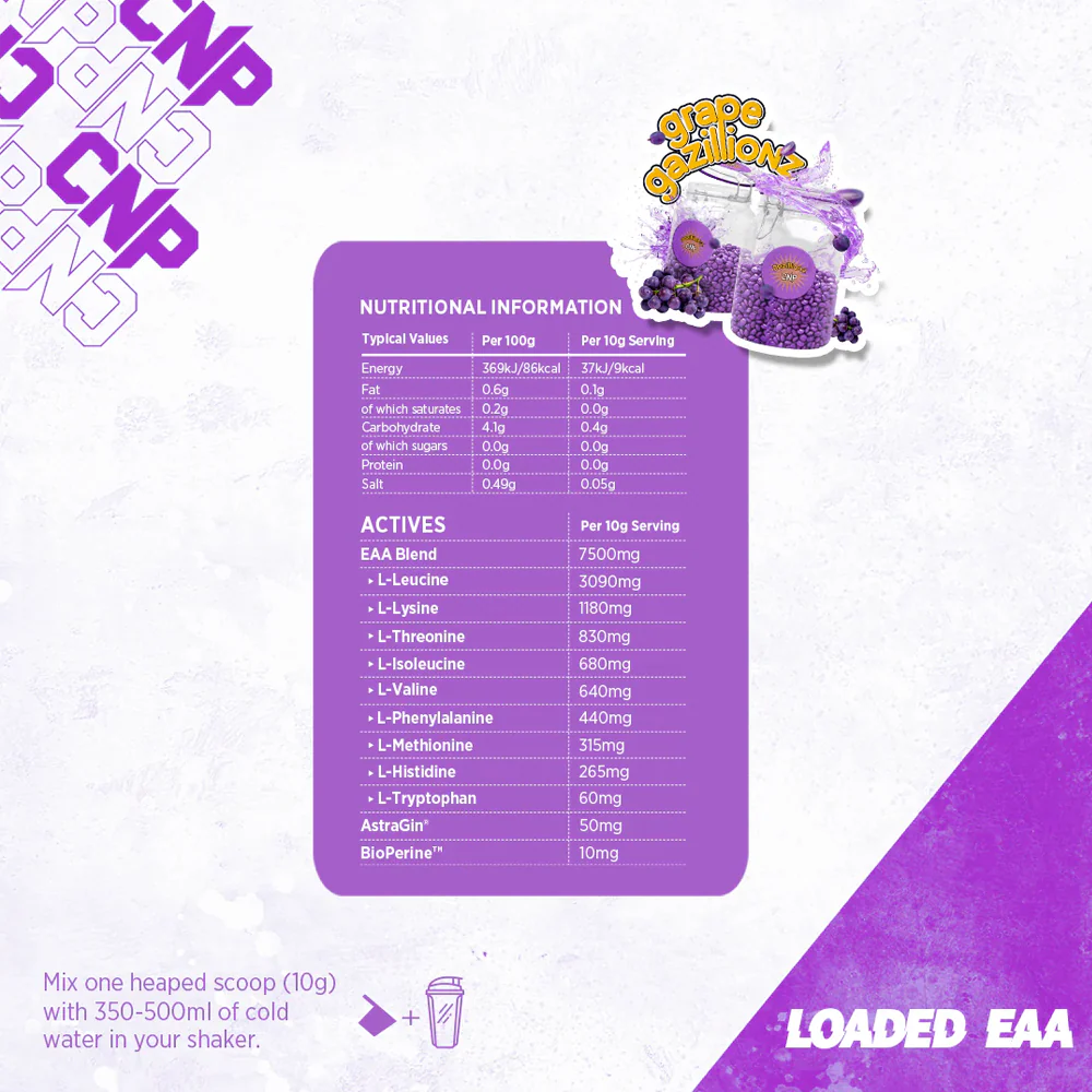 CNP Loaded EAA Grape Gazillions (300 g) - Image 2