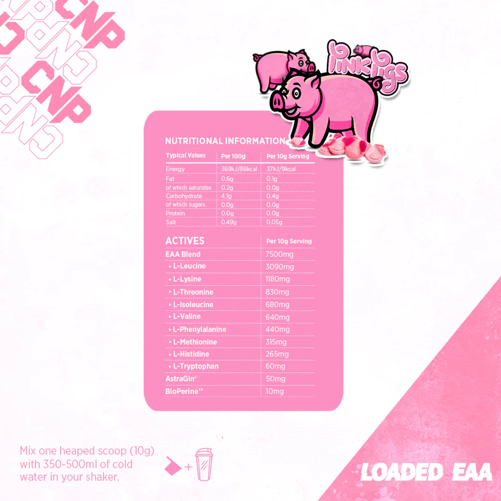CNP Loaded EAA Pink Pigs (300 g) - Image 2