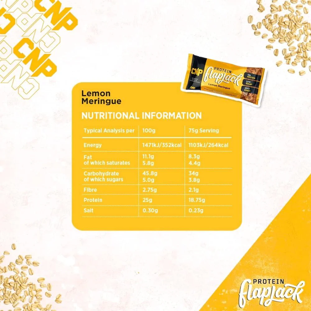 CNP Protein Flapjack Meringue au citron (12 x 75 g) - Image 3
