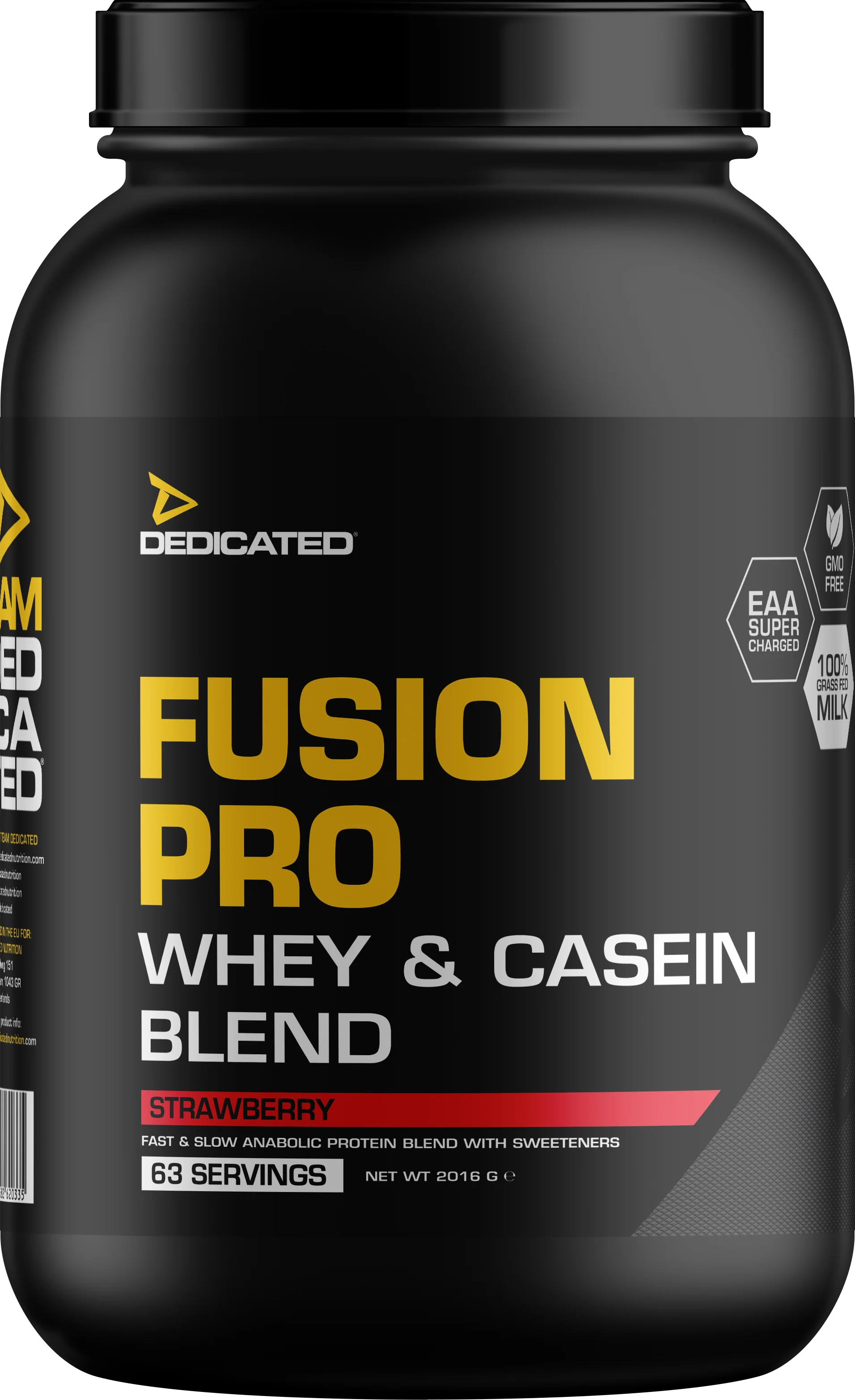 Dedicated Nutrition Fusion Pro Fraise (2016 g)