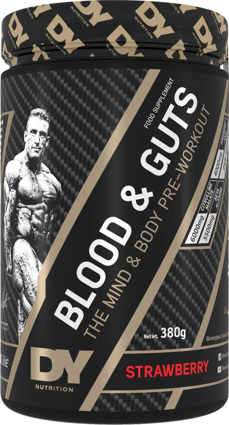 DY Nutrition Blood & Guts Fraise (380 g)