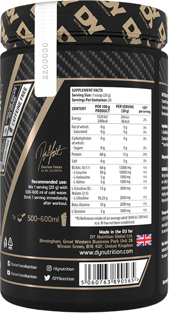 DY Nutrition Hit EAA (360 g) - Image 2