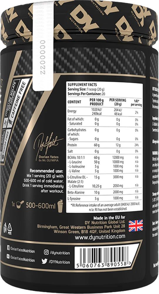 DY Nutrition Hit EAA (360 g) - Image 2