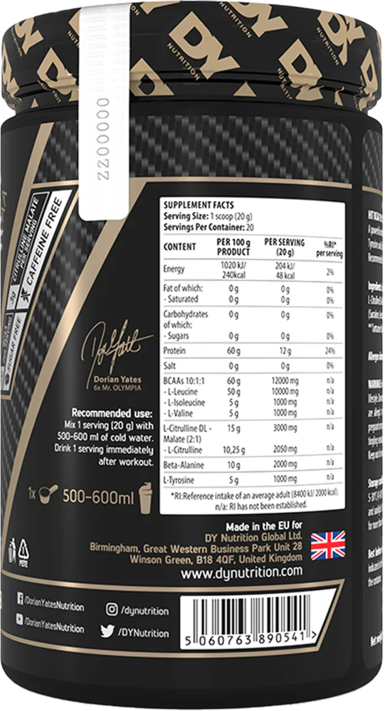 DY Nutrition Hit EAA (360 g) - Image 2
