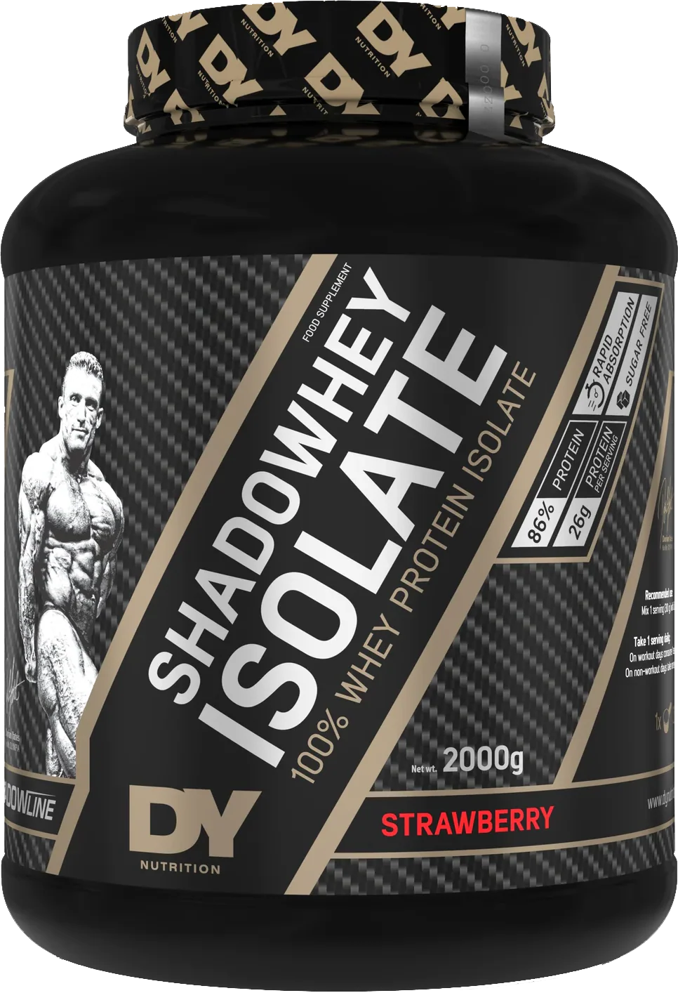 DY Nutrition Shadowhey Isolate Fraise (2000 g)