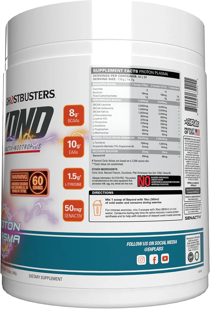 EHP Labs Beyond BCAA+EAA Intra-Workout Proton Plasma (60 doses) - Image 2