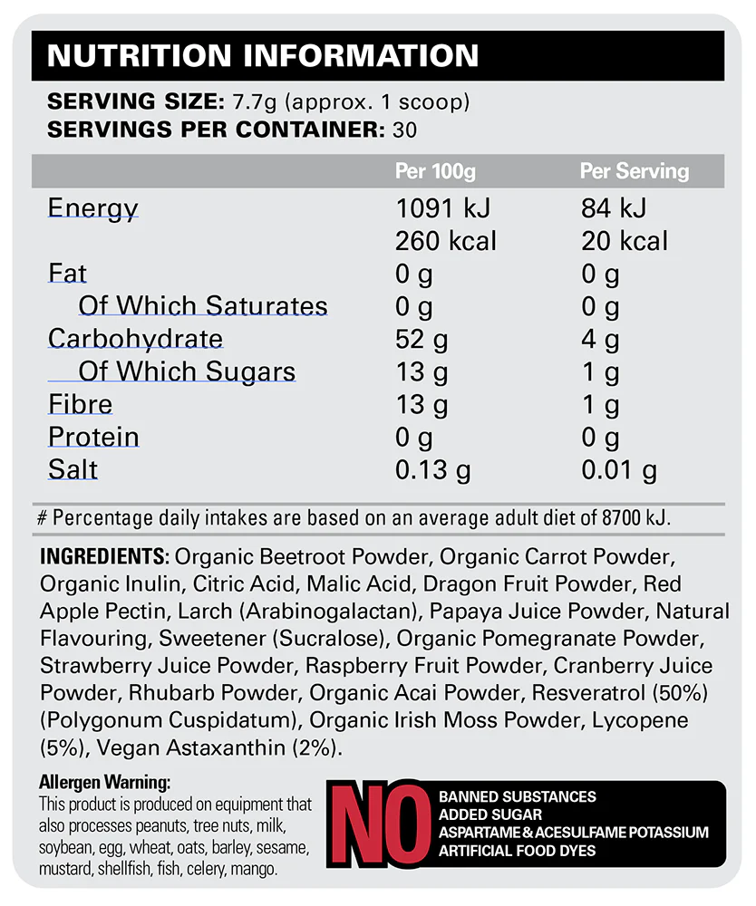 EHP Labs OxyReds Raspberry Refresh (30 doses) - Image 2