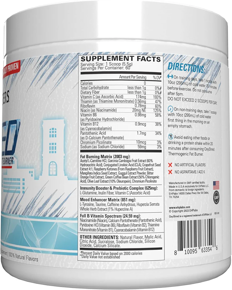 EHP Labs OxyShred Frosty Big Apple (60 doses) - Image 2
