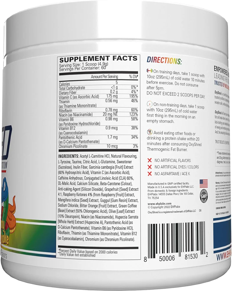 EHP Labs OxyShred Gummy Snake (60 doses) - Image 2