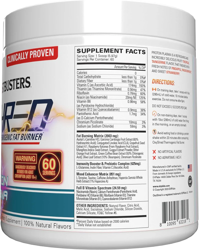 EHP Labs OxyShred Proton Plasma (60 doses) - Image 2