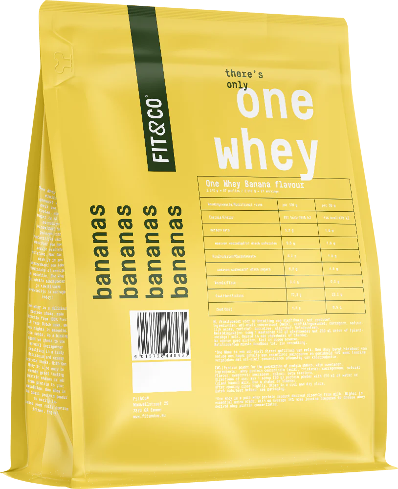 Fit & Co One Whey Banane (2010 g) - Image 2